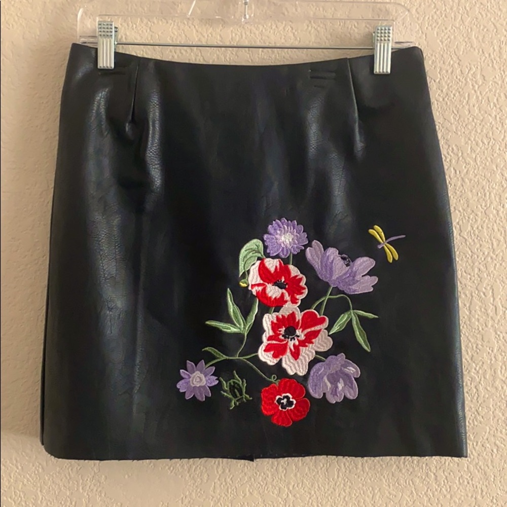 Leather Mini Skirt